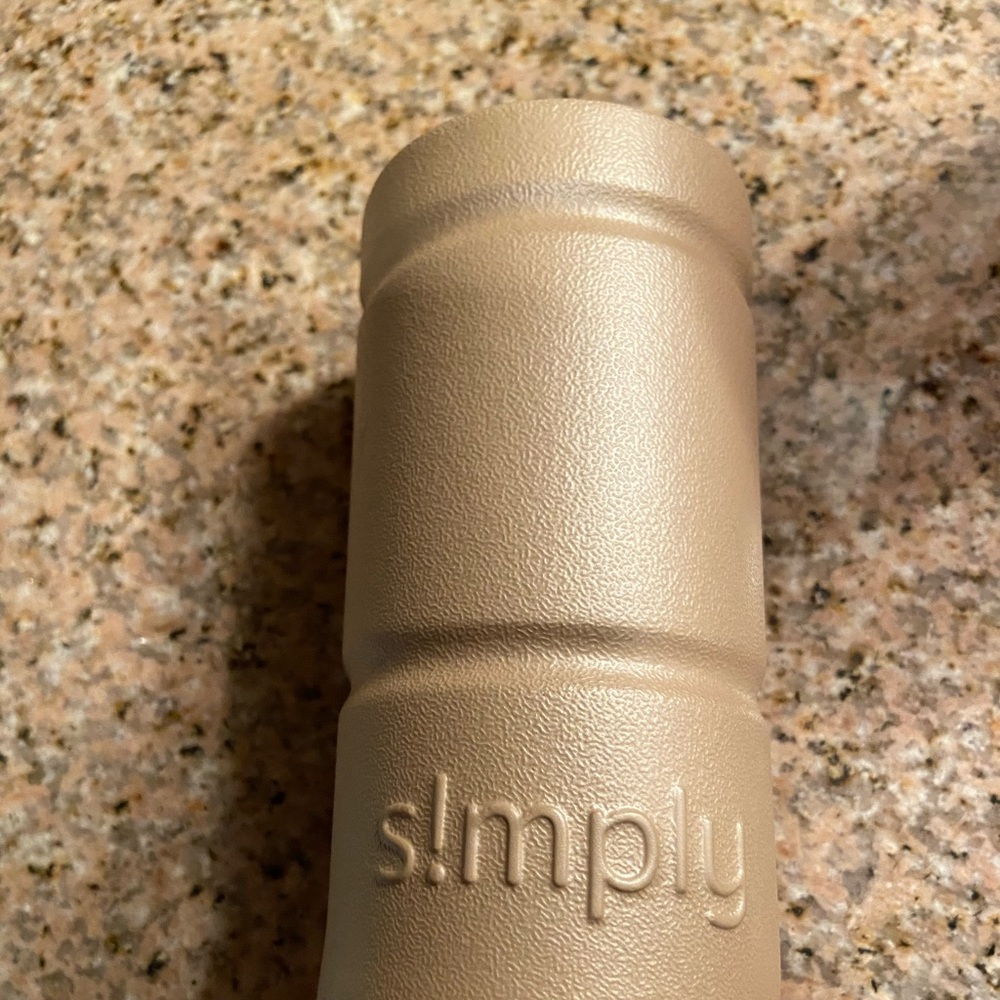 Simply southern slim can koozie in gold color